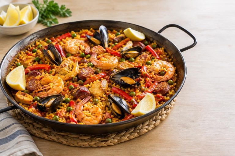 Tradicionalna španska paella – Simbolična slika